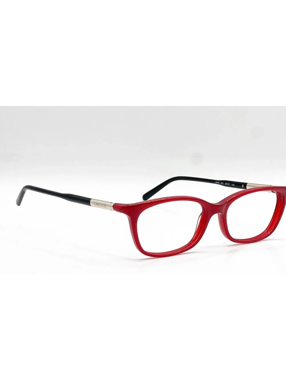 Lacoste L2900 601 Opal Burgundy Rectangle Authentic Eyeglass Frames 55-17